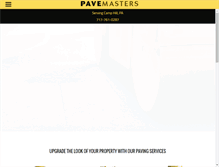 Tablet Screenshot of pavemasterspa.com